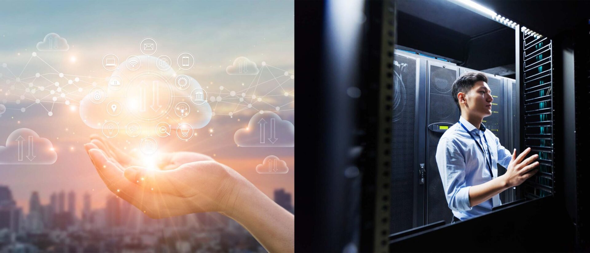 Business, Technology, Internet and network concept. Enterprise resource planning ERP concept.